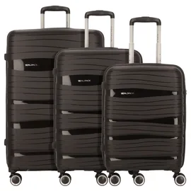 Worldpack Miami Koffer-Set 3-tlg. schwarz