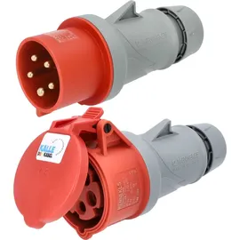 KALLE DAS KABEL - Kalle Verlängerungskabel CEE 400V 32A 6,0mm2 IP44 15 Meter