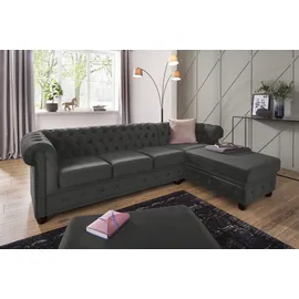 Home Affaire Polsterhocker New Castle 75 x 45 x 70 cm Grau