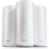 Netgear Orbi 870 Serie Tri-Band WiFi 7 Mesh 3er-Set, Classic White