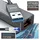 Primewire Netzwerk-Adapter USB Typ A zu RJ-45 (Ethernet), USB 3.2 Netzwerkadapter extern mit Gigabit RJ45 Anschluss