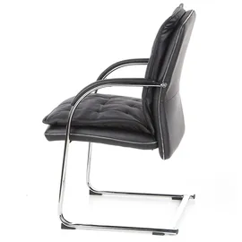 HJH Office Villa V Leder Schwarz