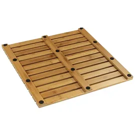 Wenko Baderost Indoor & Outdoor Bambus Braun 50 x 50 cm