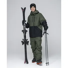 Bula Skijacke khaki / schwarz XL
