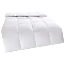 OTTO home Daunenbettdecke + Kopfkissen OTTO HOME "Cavanelle Bettdecke 135x200 cm, 155x220 cm", weiß, B/L: 155cm x 220cm Anzahl Teile 1, B/L: 40cm x 80cm Anzahl Teile 1, Bezug: Baumwolle Füllung: Entendaune/-feder, warm, Bettdecken Bezug: 100% Baumwolle.
