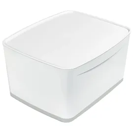 Leitz MyBox Aufbewahrungsbox 38,5 x 31,8 x 19,8 cm 1-tlg. weiß/grau