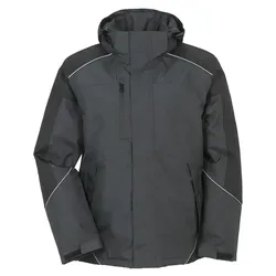 Winterjacke "DESERT" Outdoor - XL - grau/schwarz