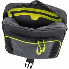 QIO Mattis Gepäckträgertasche grau/schwarz