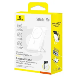 Baseus PicoGo (5000 mAh, 18.50 Wh), Powerbank, Weiss