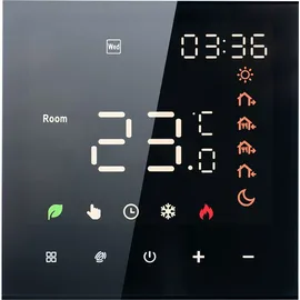 Zoternen Smart Thermostat 3A digital programmierbar LCD-Touchscreen Fußbodenheizung