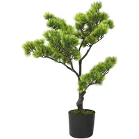 vidaXL Künstlicher Bonsai Pinus mit Topf 60 cm Grün