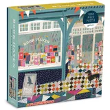 Galison 9780735368583 Book Haven 1000 Piece Puzzle in Square Box, [Mixed]