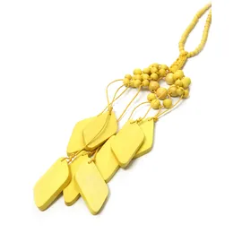 COLLEZIONE ALESSANDRO Lange Kette Nanni " in gelb | Gr.: onesize,