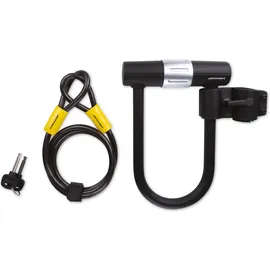 Dunlop Fahrradschloss 120 cm Schwarz Kabelschloss