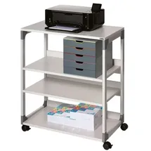 Durable System Multi Trolley 88 Bürowagen grau 4 Ebenen 75,0 x 43,2 x 87,9 cm