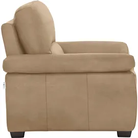Calia Italia Sessel Gaia Mikrofaser 100 x 92 x 94 cm Beige