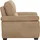 Calia Italia Sessel Gaia Mikrofaser 100 x 92 x 94 cm Beige