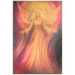 Artland Wandbild »Engel Licht Liebe - Spirituelle Malerei«, Religion, (1 St.), als Alubild, Outdoorbild, Leinwandbild, Poster, Wandaufkleber Artland Farbe Bild(er): pink
