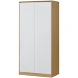 [en.casa] Kleiderschrank Bastheim 176x80x52 cm 4 Fächer
