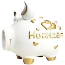 KCG Spardose Schwein 100900 mittel Hochzeit ca. 15cm x 17cm