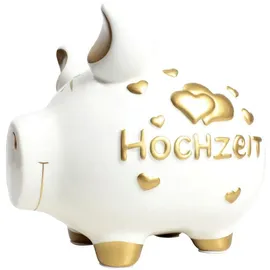 KCG Spardose Schwein 100900 mittel Hochzeit ca. 15cm x 17cm
