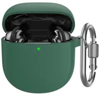 AHASTYLE Silikon-Schutzhülle für Bose QuietComfort Earbuds II/Ultra Earbuds (2023), stoßfest, vollständiger Schutz, kompatibel mit den neuen Bose QuietComfort Earbuds II/Ultra Earbuds 2023, Grün
