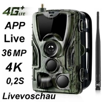 4G live übertragung 4K APP Wildkamera Überwachungskamera Jagdkamera