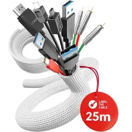 Label the Cable LTC CABLE TUBE Kabelschlauch weiß, 25m (PRO 5120)