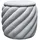 lookway Pouf 42 x 41 x 42 cm Grau