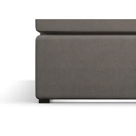 Home Affaire Boxspringbett HOME AFFAIRE "Lysann", grau (hellgrau), B:107cm L:215cm, Komplettbetten, Boxspringbett, 5fach verstellbares Kopfteil, in 4 Breiten, 3 Matratzenarten