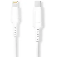 Nedis 1m USB-C Lightning Kabel für iPad, iPhone, iPod, weiß