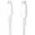 Nedis 1m USB-C Lightning Kabel für iPad, iPhone, iPod, weiß