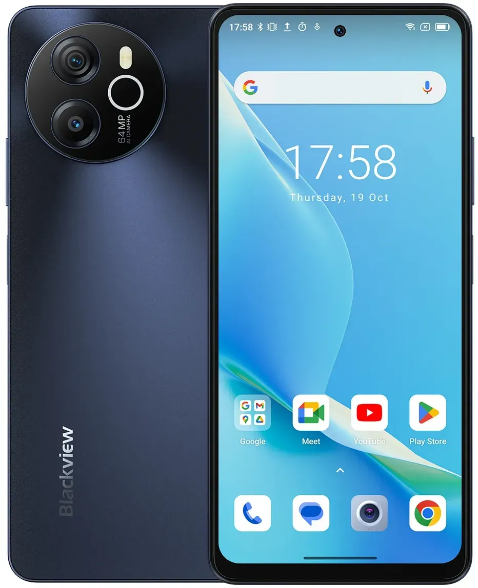 Blackview SHARK 8 Smartphone [Kein EU-Ladegerät] Android 13 5000mAh - 2.4K Bildschirm 6.78'' 120Hz - 16GB+256GB - 64MP+13MP Kamera - NFC