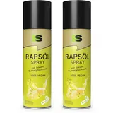 Spraytive 2x 400ml Rapsöl-Spray mit feinem Buttergeschmack, Ölspray 100% VEGAN