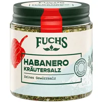 Fuchs Gewürze - Habanero Kräutersalz | Gewürzsalz mit Habanerochili, Petersilie & Salz | Ideal zu Pizza und Pasta | 60 g im wiederverschließbaren Gewürzglas