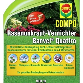 Compo Rasenunkraut-Vernichter Banvel Quattro 1 l