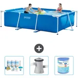 Rechteckiger Frame Pool - 300x200x75 Cm - 4-teilig  S30146