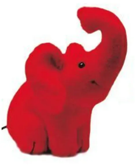 Jumbo Neue Medien - Elefant, Plüschfigur 13 Cm