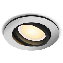 Philips Einbaustrahler 1x GU10 rund Aluminium