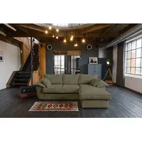 KAWOLA Sofa DAMETO Ecksofa Bettsofa Schlafsofa mit Stauraum Cord