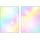 LYSCO 2x25 Blatt - Rainbow Motiv-Briefpapier (MPA-5215+5216, DIN A4) Regenbogen Motivpapier mit knallig bunten Farben und Sternen