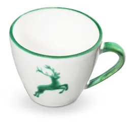 Gmundner Keramik Grüner Hirsch, Cappuccino Tasse 0,16 Liter