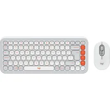 Logitech POP Icon Combo, - Orange, Logi Bolt, USB/Bluetooth, US (920-013141)