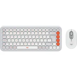 Logitech POP Icon Combo, - Orange, Logi Bolt, USB/Bluetooth, US (920-013141)