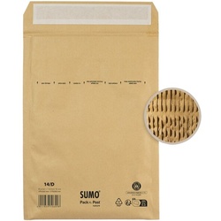 Mailmedia 50 Papierpolster-Versandtaschen »SUMO® SU1514« braun, 19.5x26.5 cm