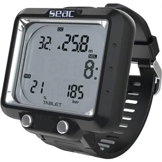 SEAC Tablet, Tauchcomputer mit integriertem Bluetooth, kann bis zu 3 Blends verarbeiten, großes Display, drahtlose Verbindung mit bis zu 3 Sendern