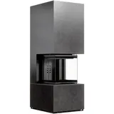 Kratki Kaminbausätze NBC 500/500 H197,7cm 8 kW Sinter GRAFITE black Verkleidung, Bauart1, 8,00 kW