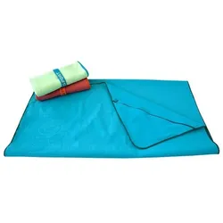dyckhoff Mikrofaser Sport-Handtuch 80x180cm mit Reißverschluss grün