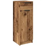 vidaXL Badschrank Altholz 32x34x90 cm Holzwerkstoff