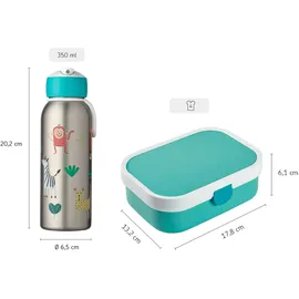 Mepal Brotdose + Thermoflasche Campus Lunchset 2-teilig aus und Paw Patrol